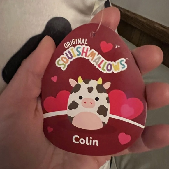Squishmallows 20” XL Colin the cow w heart nose - Picture 3 of 5